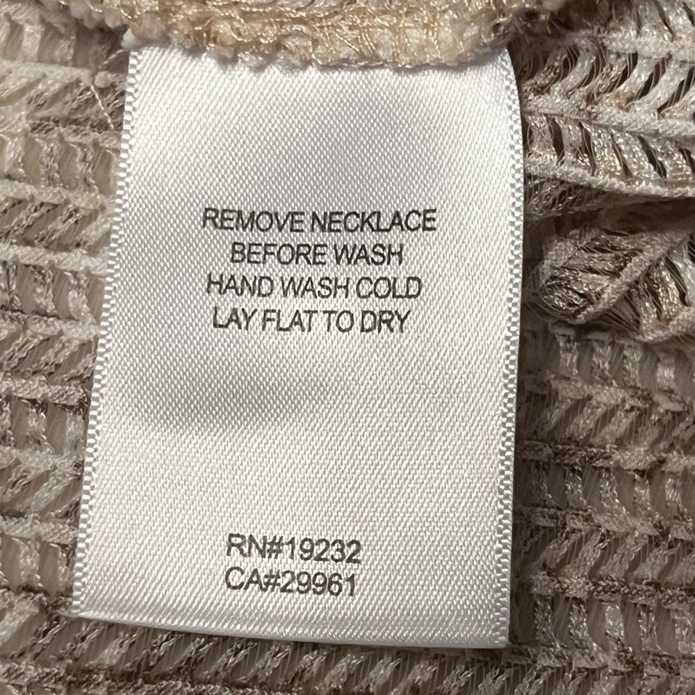 Alfred Dunner Brown and Cream Women's Cardigan - Picture 6 of 11